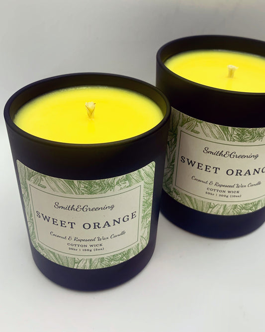 Sweet Orange Coconut Wax Candle